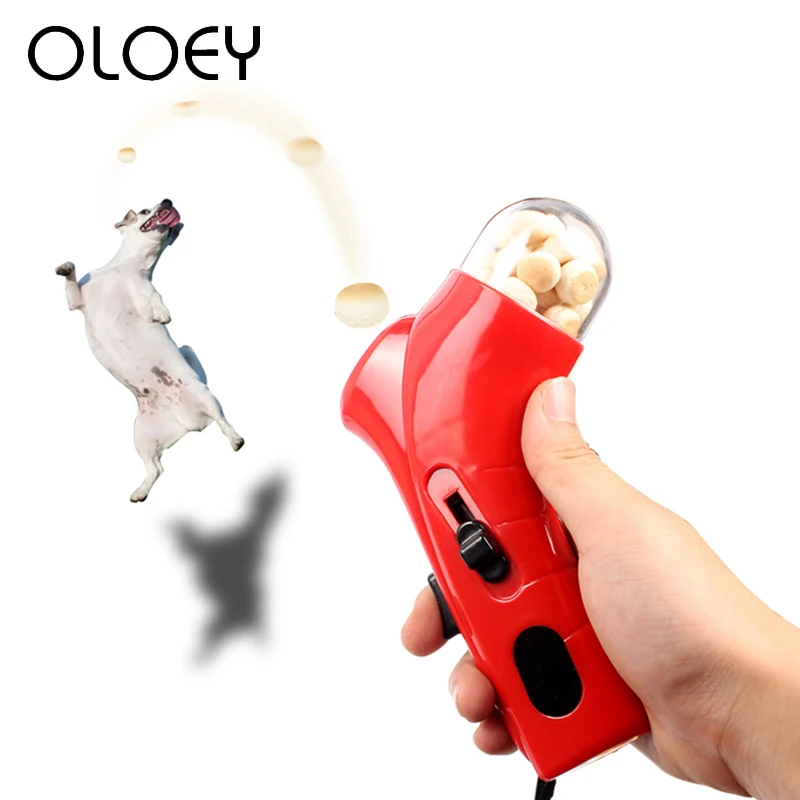 

Pet Dog Snack Toy Dog Cat Treat Launcher Snack Food Feeder Catapult Pet Interactive Training Toys Product