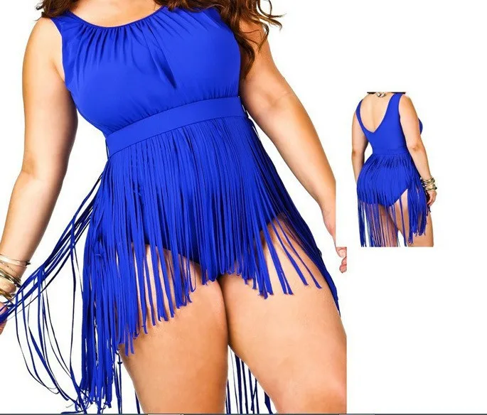 Женский слитный купальник с кисточками L/XL/XXL/3XL/4XL/5XL|swimwear plus|swimwear for womenswimwear one piece |
