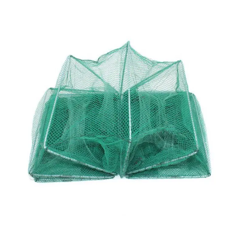

1m/1.6m/2.2m/2.5m Shrimp Cage Fishing Net Catcher Trap Foldable Portable For Crab Crayfish Lobster