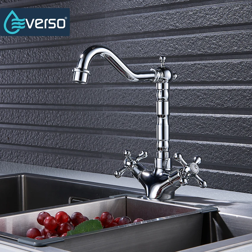 Винтажный кран для питьевой воды латунный поворотный на 360 градусов|kitchen faucet|mixer