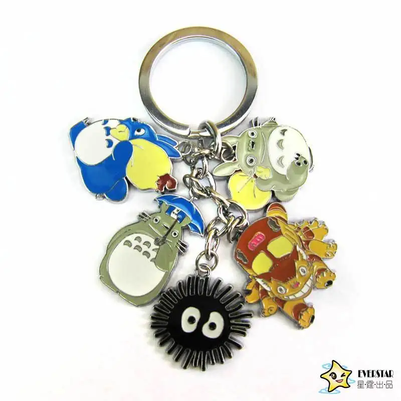 AliExpress милые Meow Meng игрушка на кольцо для ключей Neko Atsume пары брелок-котенок