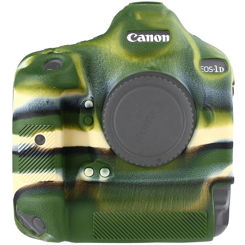 Cover Canon 1DX Silicone Camera Protective Case Canon 1DX 1DX2 1DXII High Grade Litchi Texture Non-slip Camera Cover