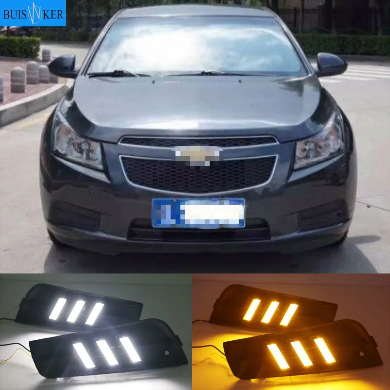 

Светодиодный дневные ходовые огни с указателем поворота, для chevrolet cruze 2009, 2010, 2011, 2012, 2013, 2014, 2 шт.