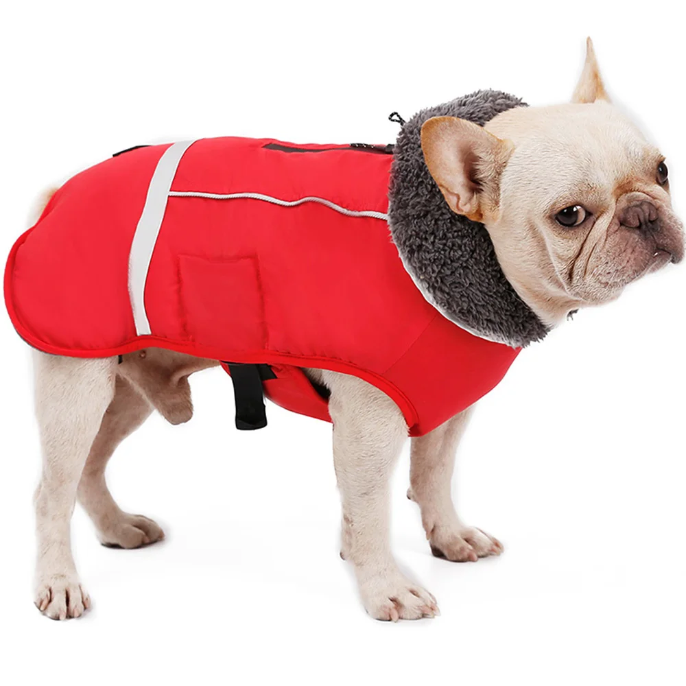 Одежда для собак, зимняя теплая уличная куртка для собак, водонепроницаемая модная стеганая куртка для маленьких, средних и больших собак, жилет для домашних животных