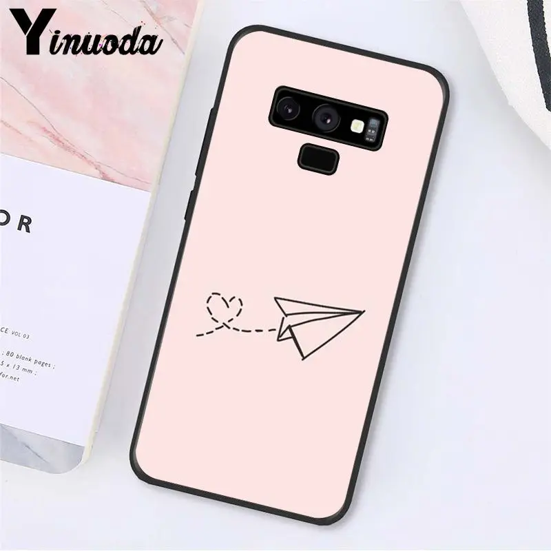 Love Travel world Pink paper plane aircraft