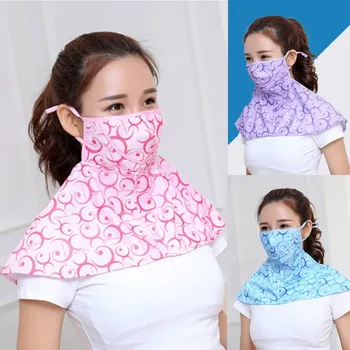 

Neck Gaiter Protection Mask Unisex Summer Sunscreen Oversized Neckband Shawl Masks Outdoor Adjustable Dustproof Mask