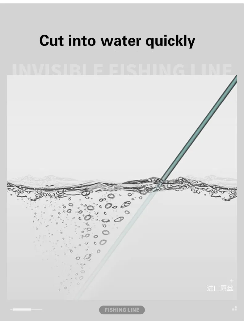 50m 2.0 #-20 # Nylon Rock Angelschnur Fluor kohlen wasserstoff schnur super starke Zug schnur Sink schnur für Herings fische 0,23-0,80mm Durchmesser – Detail 6