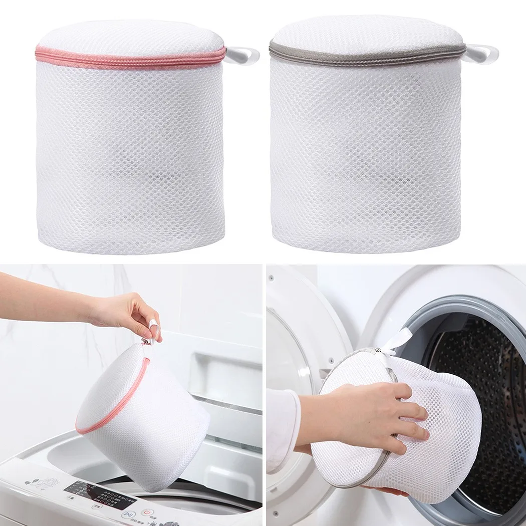 Bra Wash Laundry Bag Zip Net Mesh Sock Washing Machine Basket Lingerie Underwear Washing Machine Easy-to-use Thickened Protectiv
