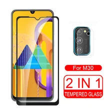 2в1 закаленное стекло для samsung m30s Защита объектива камеры для samsung galaxy m30s m 30 s 30 s m307 защитное стекло задняя крышка