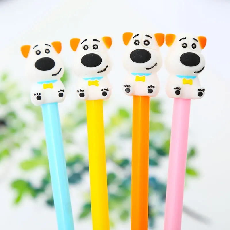 Гелевая ручка с милой собачкой Kawaii аниме офисные школьные принадлежности