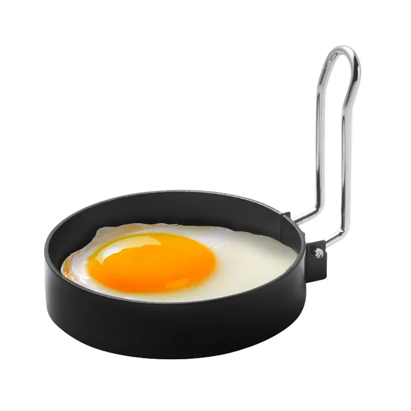 

Stainless steel fried egg mold non-stick hand handle for cooking fried eggs cakes mold for kitchen tool
