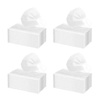

240Pcs 3 Layer Disposable Face Masks Anti Haze Dust Fog w/Ear Loop White
