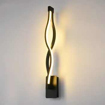 

Modern Wall Lamps Art Nordic Wall Lights Wave Shape Wandlamp For Living Room Bedroom Lighting Led Sconce Light Lamparas De Pared