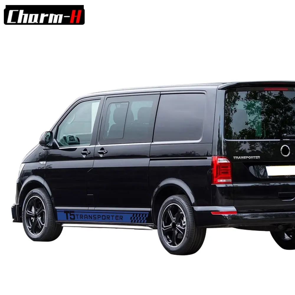 2 шт. боковые полосы наклейки для VW Volkswagen транспортер T5 T6 Campervan виниловая наклейка