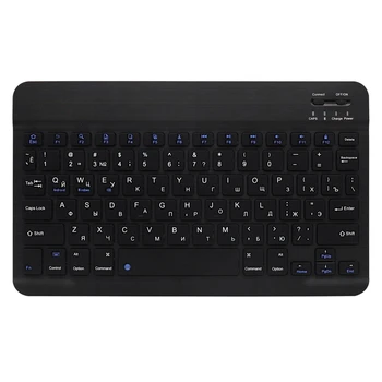 

HOT-Wireless Keyboard,Russian Language / English Dual Language Bluetooth Keyboard for Microsoft/Surface Pro 4