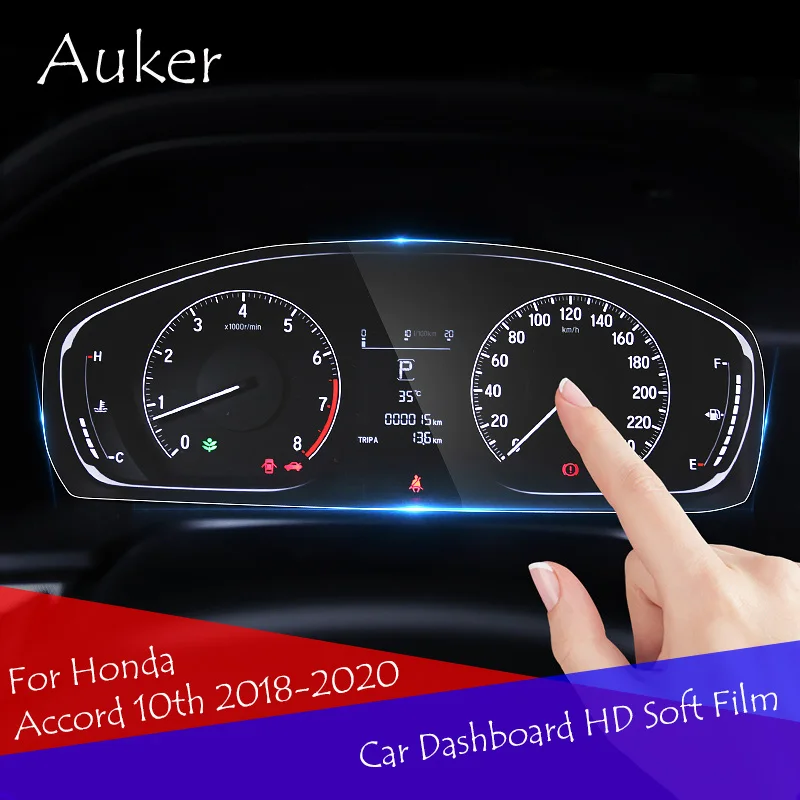 Гибкая защитная пленка для приборной панели автомобиля Honda Accord 10 2018 2020|Лепнина