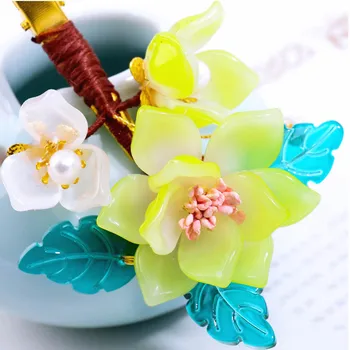 

JINJIAN Hair accessories headwear costume accessories women super fairy gas clip step shake hairpin headwear hair accessories