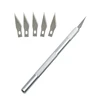Non-Slip Metal Scalpel Knife Tools Kit Cutter Engraving Craft knives + 6pcs Blades Mobile Phone PCB DIY Repair Hand Tools ► Photo 2/6