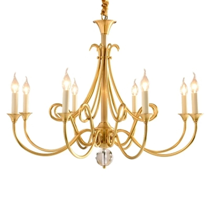 

Modern LED Chandelier 100% Copper Custom Living Room Chandelier Bedroom Lighting Interior Decor Hanging Lamps Kitchen Fixtures