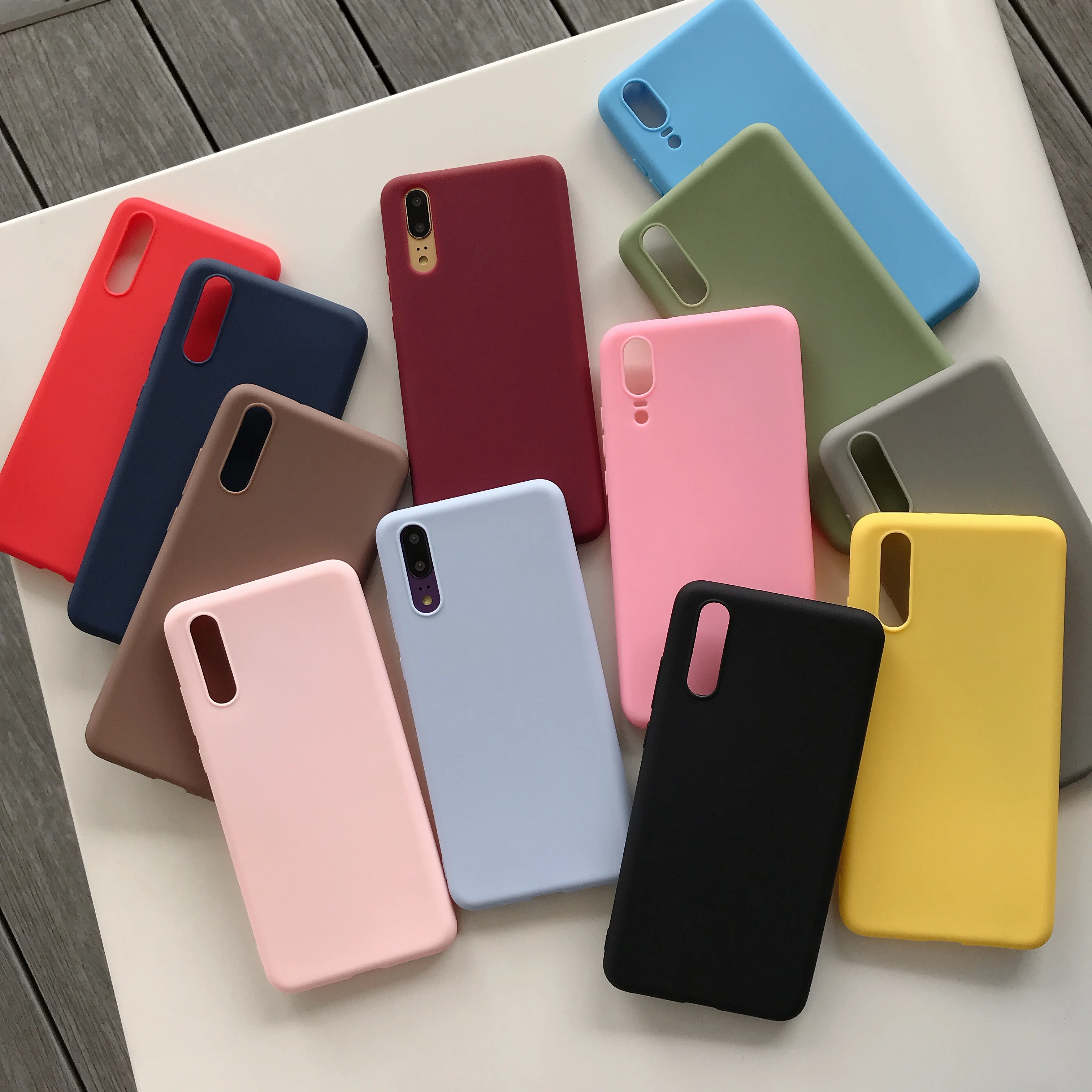 Мягкий чехол из ТПУ для Xiaomi Redmi GO K20 7A Note 8 7 6 5 Pro силиконовый на 360 градусов Mi Play 9T A2 A3