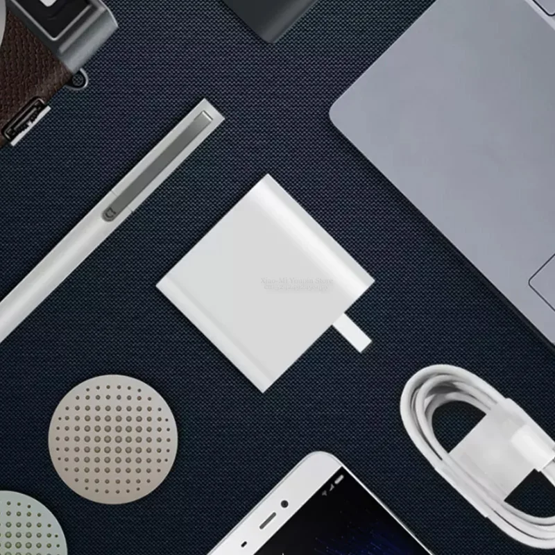 XiaoMi USB C адаптер питания 45 Вт Выходная скорость разъем type-C порт USB PD 2,0 Быстрая зарядка QC 3,0 type C ноутбук