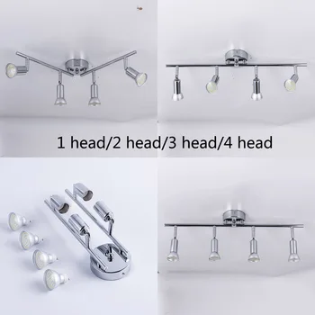 

angle adjustable Rotatable led ceiling light showcase with GU10 led bulb Living Room LED cabinet spot lighting
