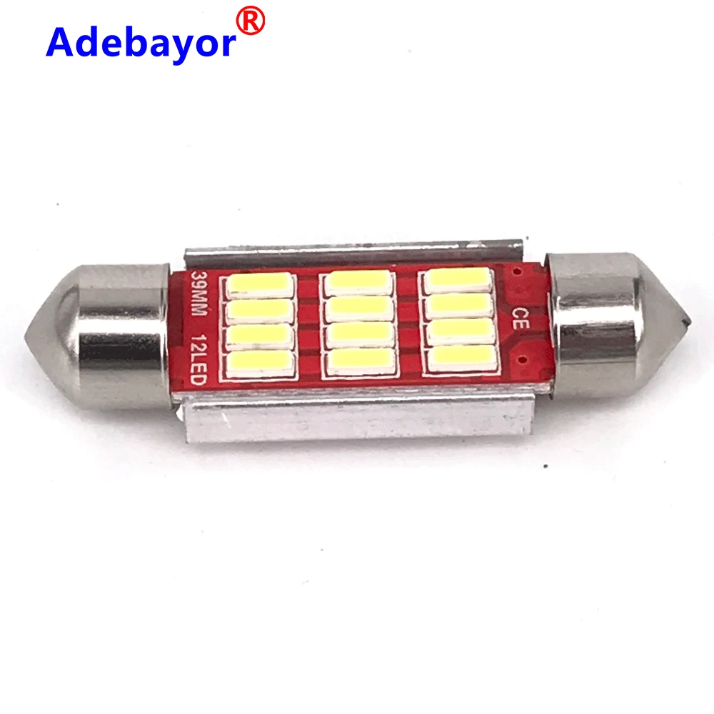 佺  C5W CANBUS   31mm 36mm 39mm 41mm, ڵ  4014 12 SMD LED ڵ ׸    12V, 50 