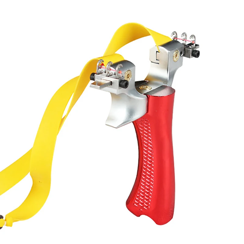 

Big Power Flat Leather Slingshot High Precision Catapult Outdoor Hunting Shooting Professional Slingshot 3 Colors