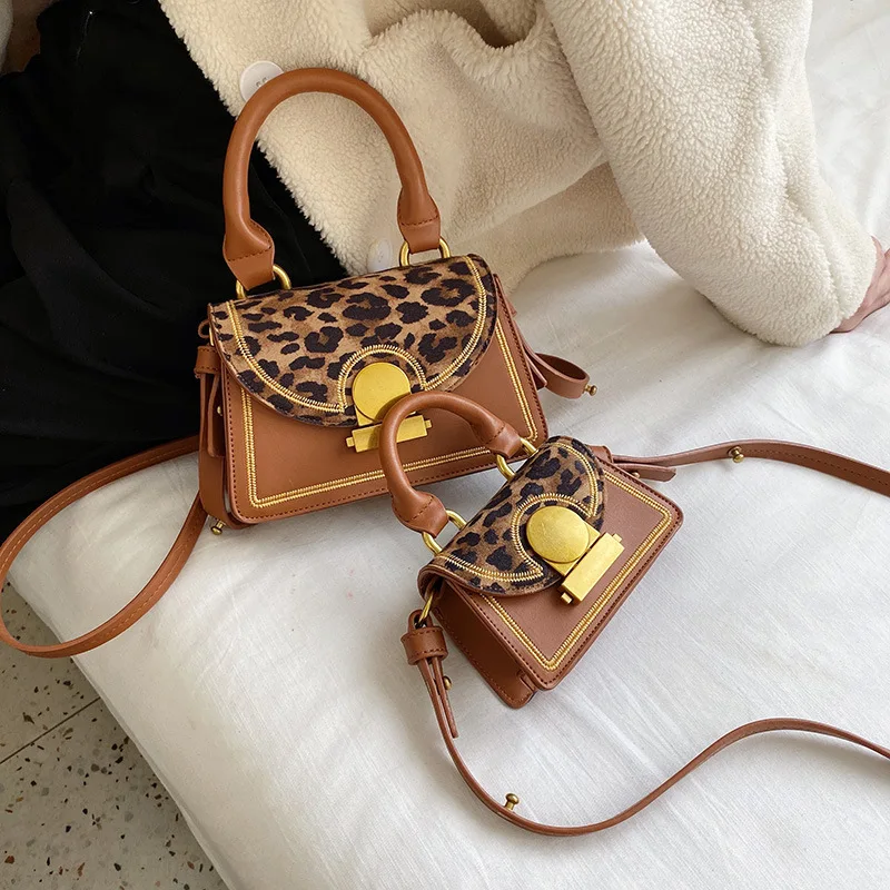 

2020 Spring Trapezoid Car Suture Delicacy Square Sling Bag (Large Small) Shoulder WOMEN'S Bag