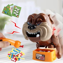 

24 Multi-color Bones Careful Evil Dog Board Game Parent-child Toy Stealing Bones Tidy Scary Toy Creative Whole Plastic Dog