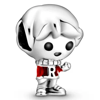 

New 925 Sterling Silver Bead Charm Harry Ron Weasley Beads Fit Pandora Bracelet Bangle Diy Jewelry