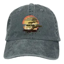 Бонсай дерево Луна Джинсовая Шляпа Регулируемая Женская бейсбольная шляпа