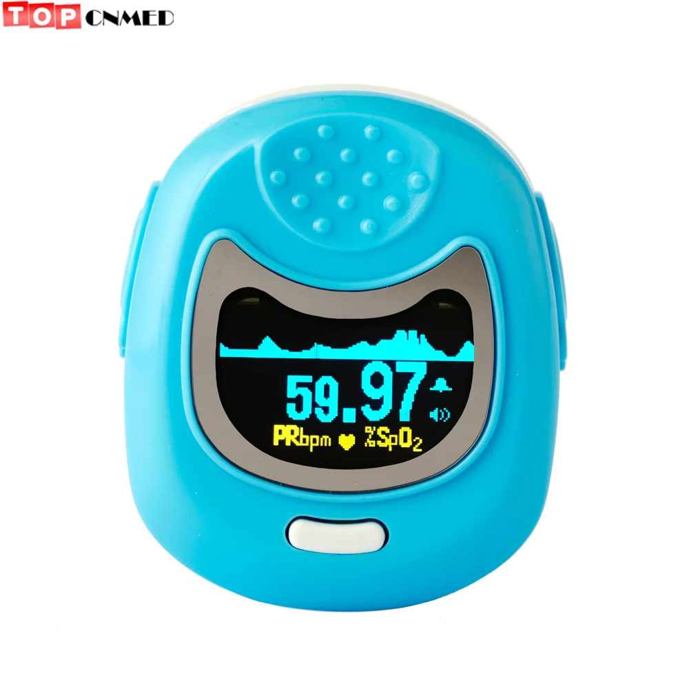 3pcs/lot Pulse oximeter oxímetro de pulso Pediatric Child Kids SPO2 PR Blood Saturation Oxygen Monitor Voltage Optional Contec