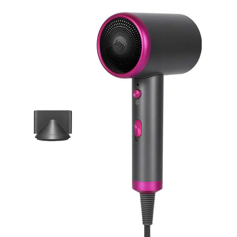 Professional Negative Ion Hair Blower Powerful Blowing Anion Dryer Overheating Protect Low Noise Drying Styling Tool | Бытовая техника