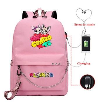 

Me contro Te Backpack Women Men USB Charge Laptop rucksack School Bags Teens boys girls Travel Shoulder Bags