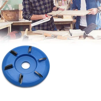 

90mm Diameter 16mm Bore Three Four Six Teeth Woodworking Turbo Tea Tray Digging Wood Carving Disc Tool Milling Cutter