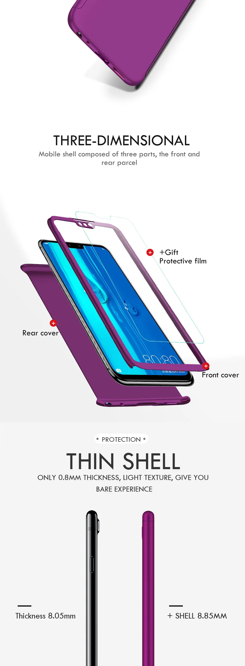 Роскошные 360 полный защитный чехол для huawei y9 y7 prime y6 pro чехол для huawei y6 y7 P smart Z y5 чехол для телефона