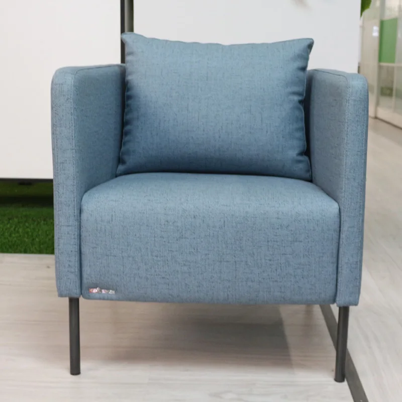 Современный простой ткани Гостиная офисные Repcetion Исполнительный Vip диван-кровать - Цвет: Blue