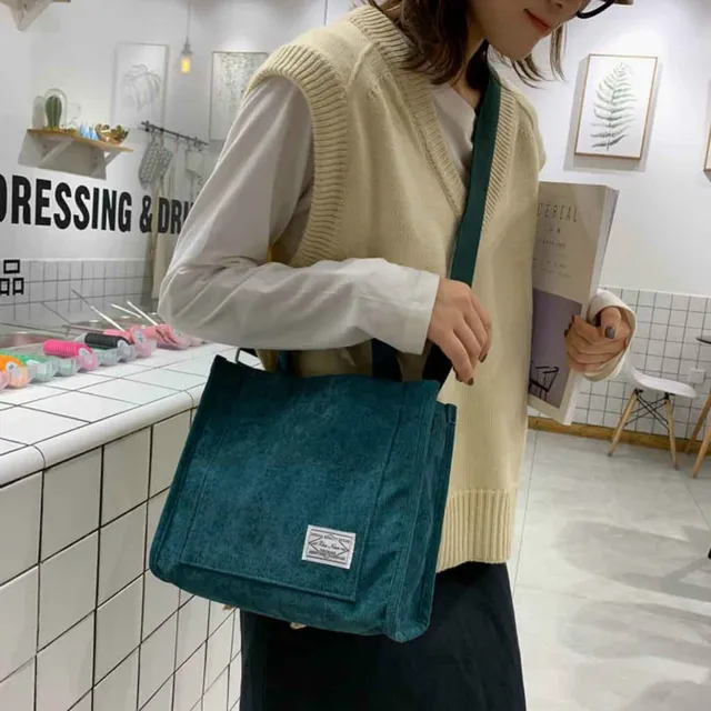 Luxury Designer Handbag Corduroy Ladies Bag New Trend Single Shoulder Bag Solid Color Buckle Messenger Bag Small Square Bag 2