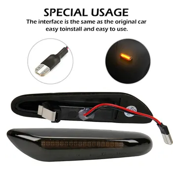 

Car Light Car Water Side Light LED Side Marking Indicator Car Accessories for BMW Amber Light Headlight Signal Light
