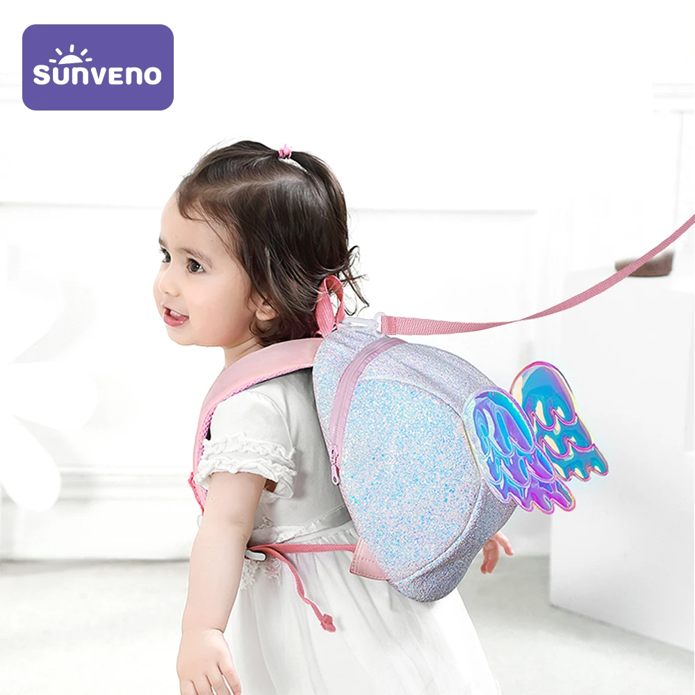 Backpacks Safety-Harness Anti-Lost-Bag Children Sunveno Kindergarten Kids Schoolbag Angel