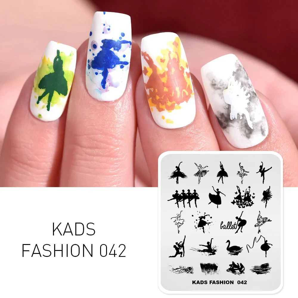 Fashion-042 KADS дизайн ногтей шаблоны китайский океан и зоопарк Стиль Путешествия трафарет для DIY косметический инструмент для маникюра ногтей штамповки пластины инструмент для дизайна ногтей - Цвет: Fashion-042