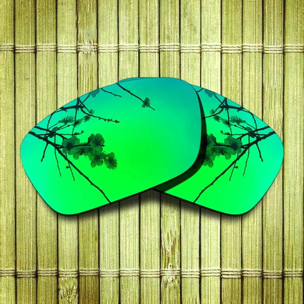 Green Поляризованные Сменные линзы для солнцезащитных очков-солнцезащитных очков оправа для топливных элементов оправа истинное цветное зеркальное покрытие-варианты - Цвет линз: Green