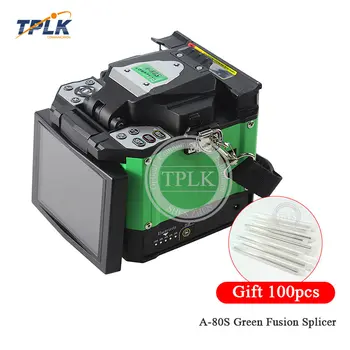 

A-80S green Automatic Intelligent Optical Fiber Fusion Splicer A-80S FTTH Fusion Splicer Fiber Optic Splicing Machine