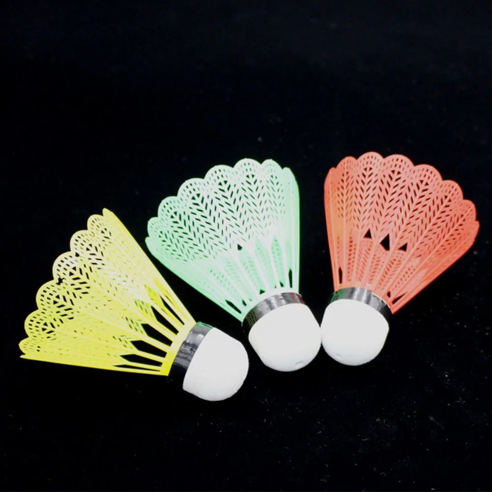 12pcs/set Sports Training Amateurs Accessories Parent-children Play Indoor Outdoor Badminton Ball Practice Colorful Shuttlecocks
