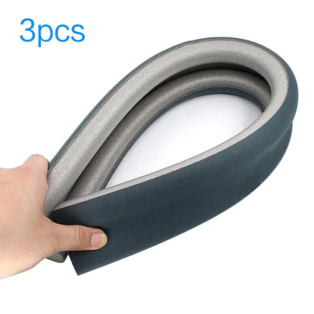 

3pcs Silicone Strip Glass Door And Window Seals Sound Insulation Strip Self-adhesive Windproof Wooden Door Seam Sealer Stopper