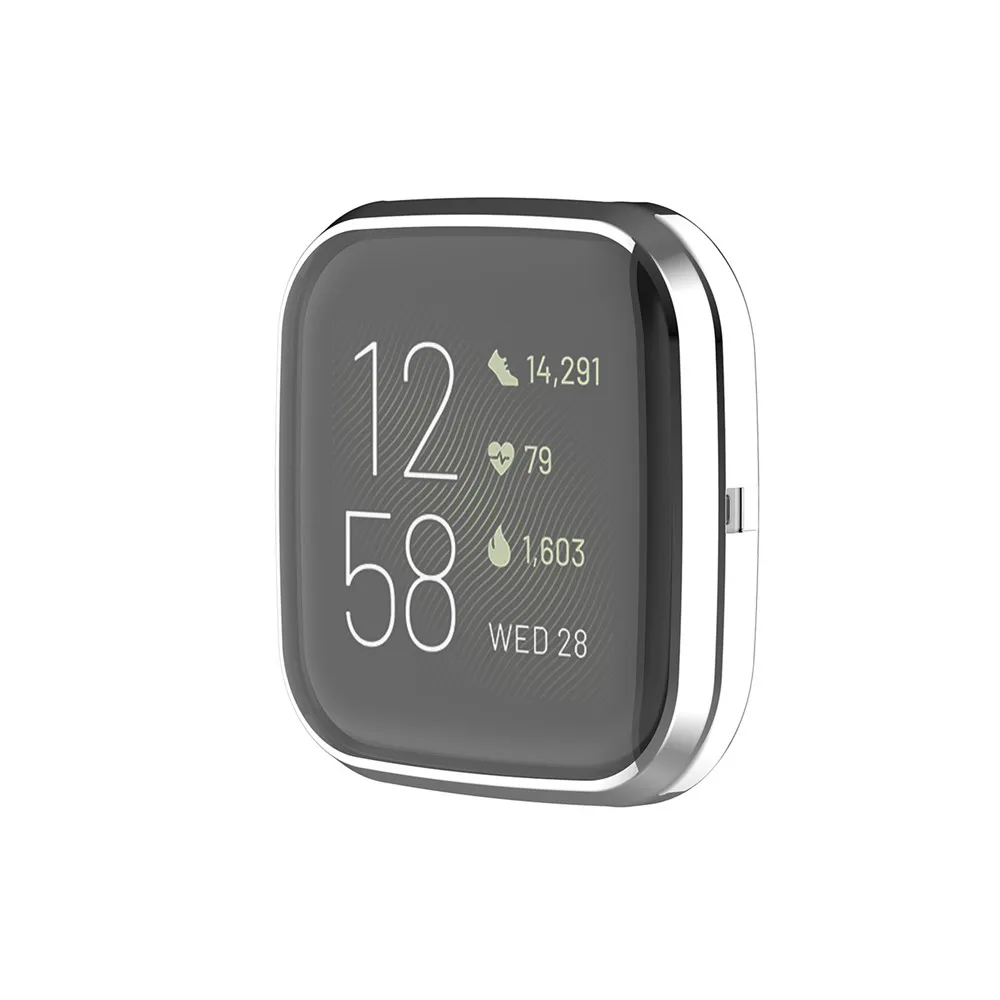 3 шт защитный полный Чехол для Fitbit Versa 2 Смарт-часы экран против царапин покрытие защитный чехол для Fitbit Versa 2