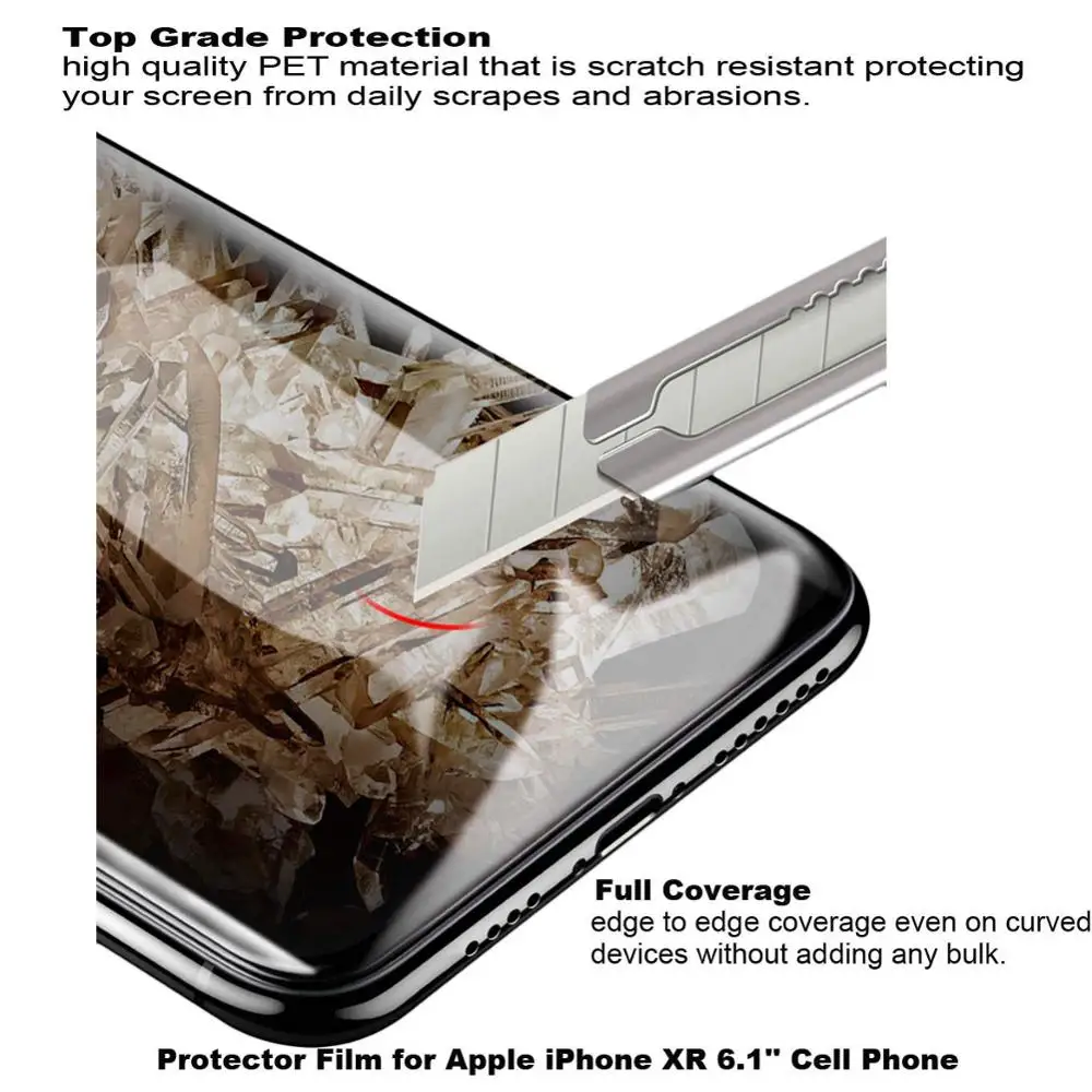 10 шт. iphone 11 Pro Max Гидрогелевая пленка для защиты экрана для iphone X XR XS Max полная клеевая пленка для iphone 11 Pro