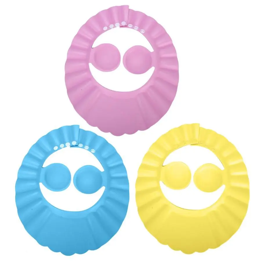 

Hair Diffuser Baby Shower Shampoo Bathing Hat Silicone Hair Sunshade Shield Ear Protection Hat for Kid Hair Salon Accessories