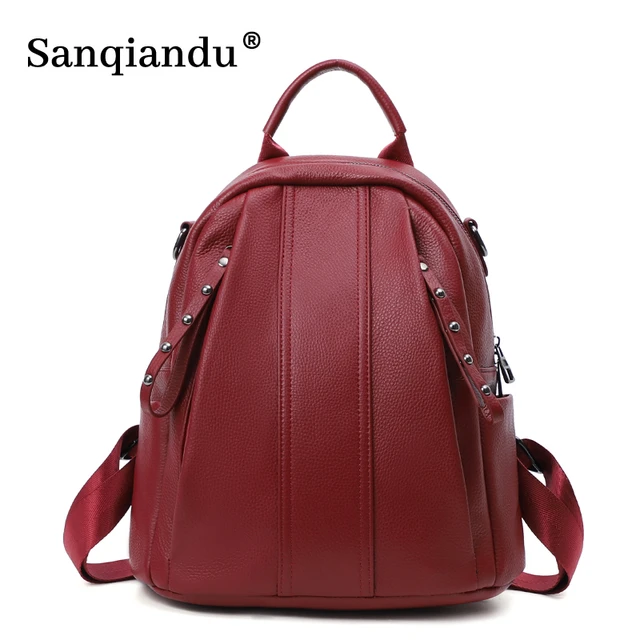 New Designer Fashion Women Leather Backpack Mini Soft Multi-function Small  School Backpack Female Ladies Shoulder Bag Girl Purse - Fashion Backpacks -  AliExpress